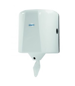 DISTRIBUTEUR ESSUIE MAINS DEVIDOIR CENTRAL BLANC