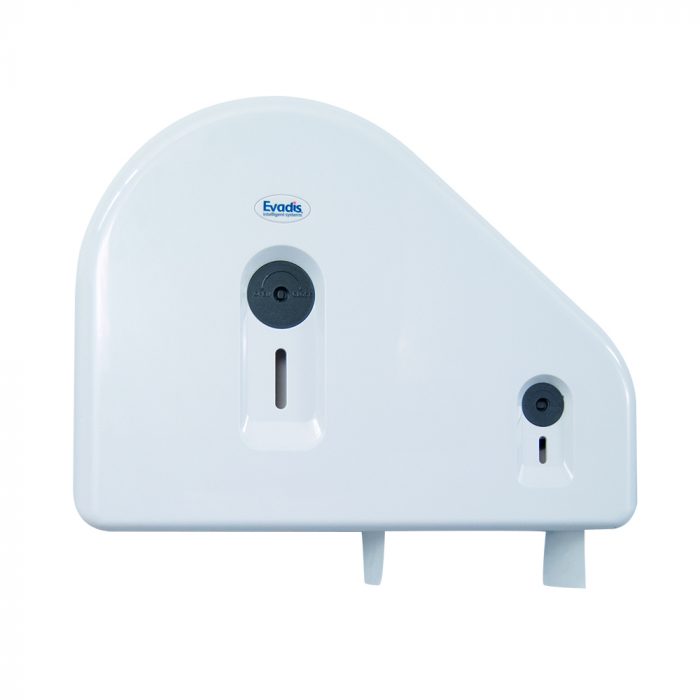 DISTRIBUTEUR HYGIENIQUE MAXI JUMBO AVEC RESERVE BLANC