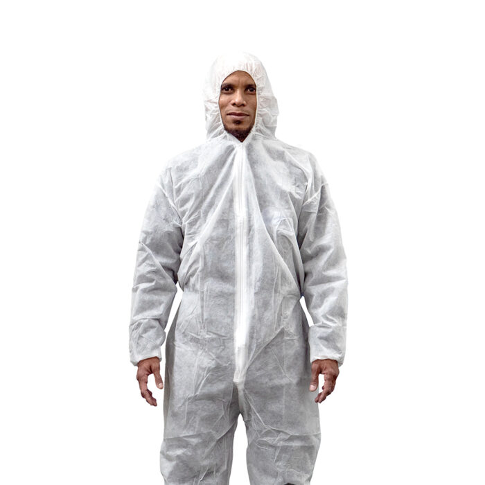 COMBINAISON BLANCHE CAGOULE TAILLE XL