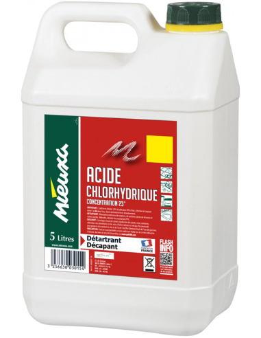 ACIDE CHLORHYDRIQUE 23% 5L