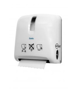 DISTRIBUTEUR ESSUIE MAINS AUTOCUT BLANC