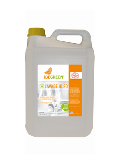 IDEGREEN - LIQUIDE LAVAGE ID20 - EAUX DOUCES - ECODETERGENT ECOCERT