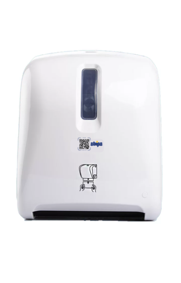 DISTRIBUTEUR ESSUIE MAINS AUTOCUT BLANC