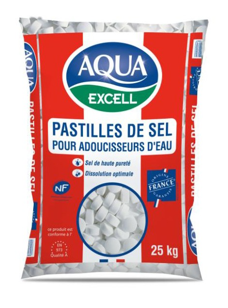 SEL ADOUCISSEUR EAU PASTILLE SAC DE 25KG