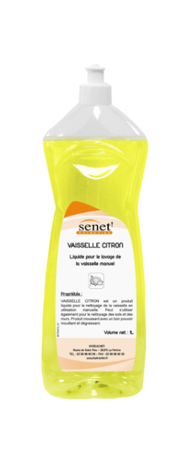 SENET ENT. - 0603 - VAISELLE CITRON - 1L