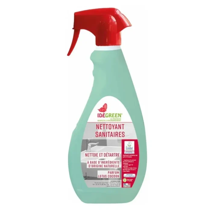 IDEGREEN - 1801 - NETTOYANT SANITAIRE ECOLABEL - 750ML