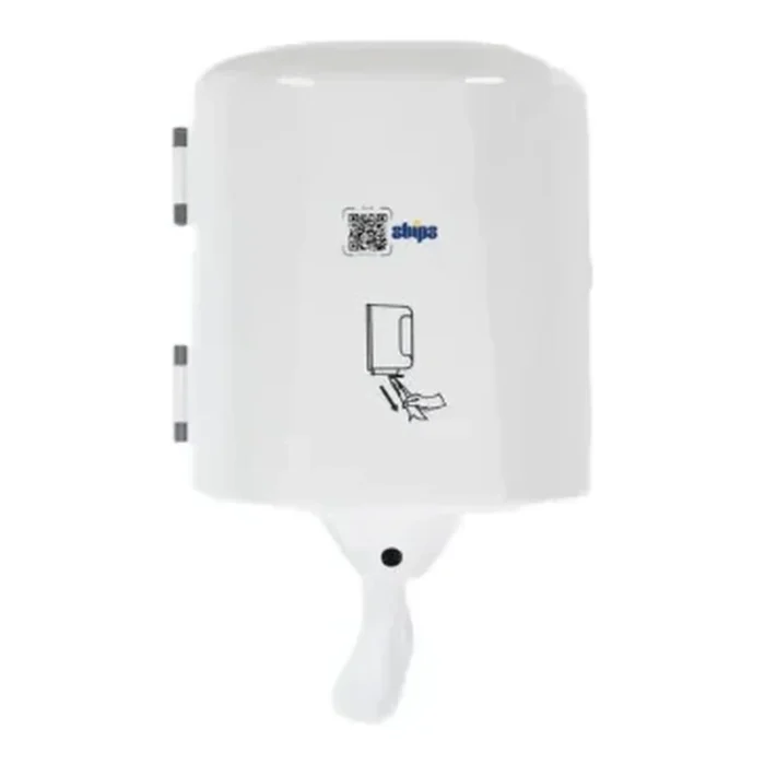 DISTRIBUTEUR ESSUIE MAINS BOBINE BLANC