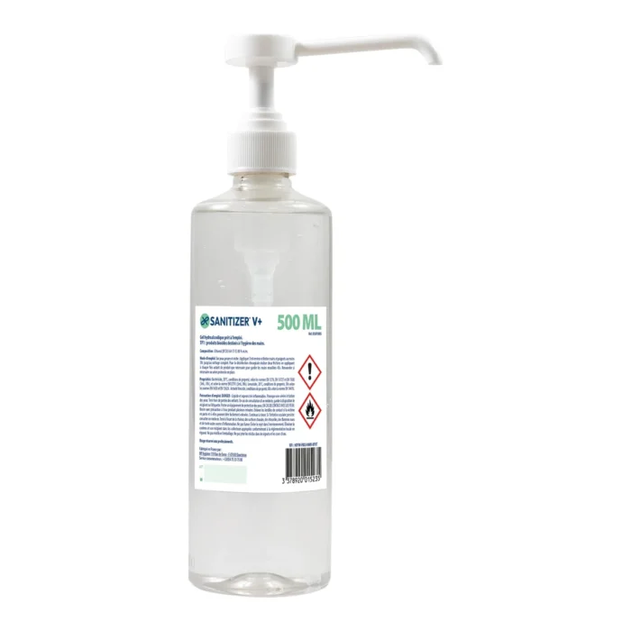 SANITIZER V + - GEL HYDROALCOOLIQUE +