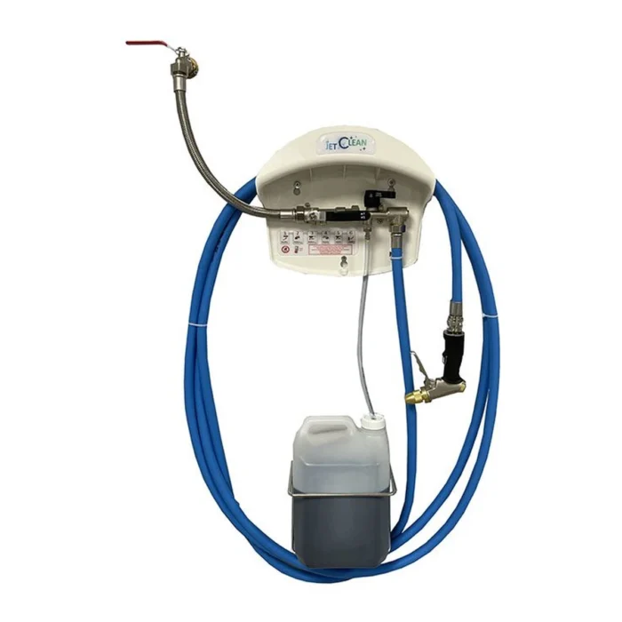 POSTE JETCLEAN "ECO" - 1 PRODUIT - SUPPORT BIDON 5L - PISTOLET ECO - TUYAU 10M