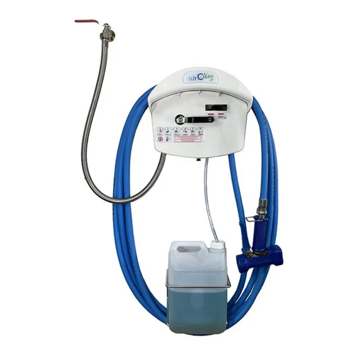 CENTRALE ELITCLEAN - 1 PRODUIT - SUPPORT BIDON 5L - PISTOLET LAITON - TUYAU 20M