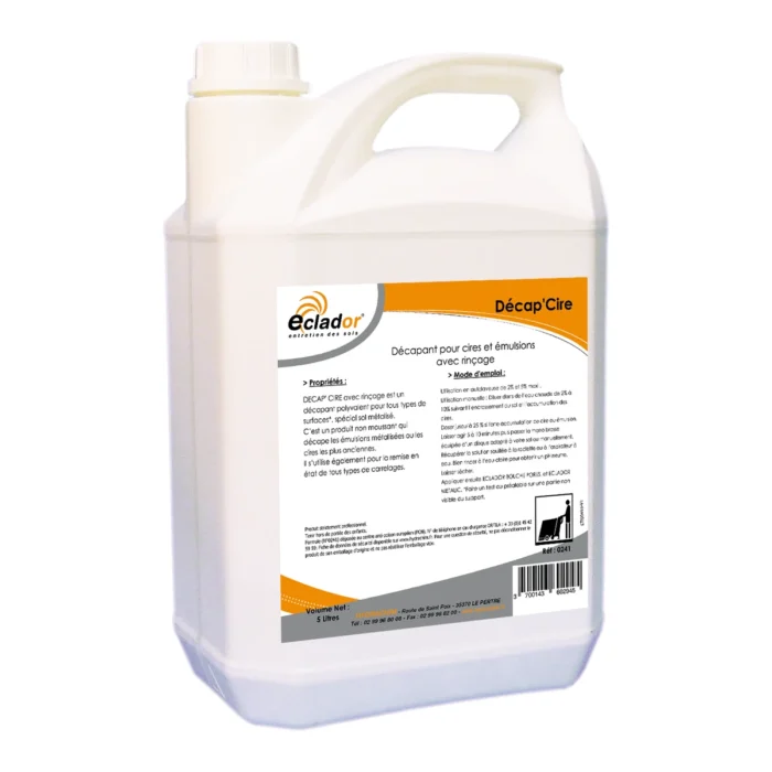 ECLADOR - 0241 - DECAP CIRE (AVEC RINCAGE) - 5L