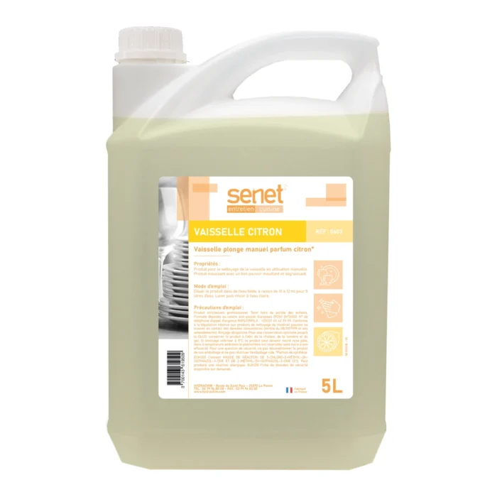 SENET ENT. - 0603 - VAISSELLE CITRON - 5L