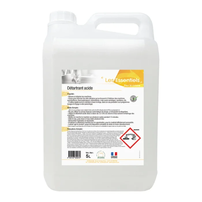 LES ESSENTIELS - DETARTRANT ACIDE - 5L (4X5L)