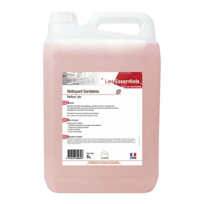 LES ESSENTIELS - NETTOYANT SANITAIRE - 5L (4X5L)