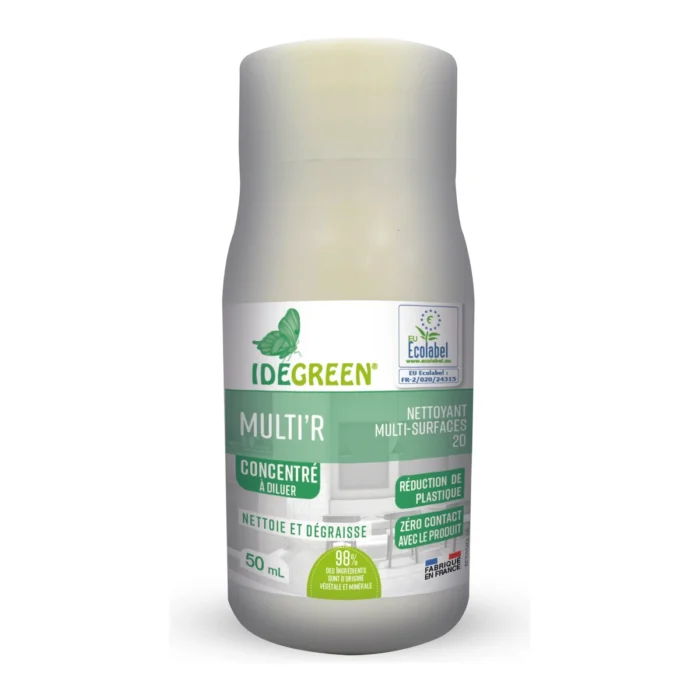 IDEGREEN - 0656 - MULTI'R ECOLABEL - NETTOYANT MULTI SURFACES 2D CAPS