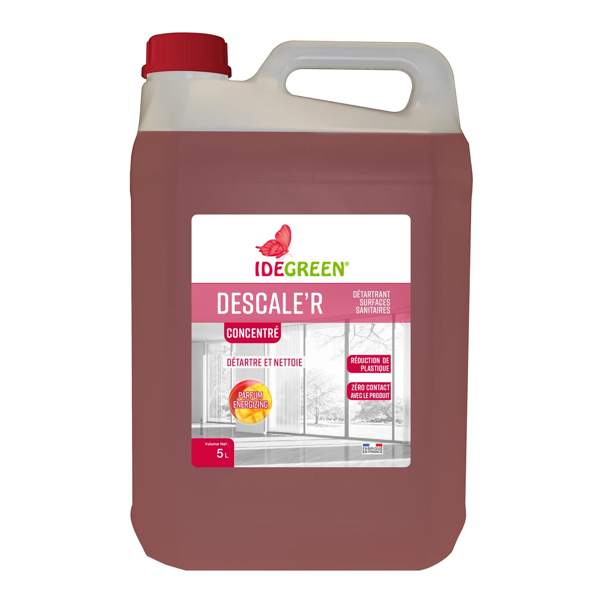 IDEGREEN - 0660 - DESCALE'R ECOLABEL - DÉTARTRANT SANITAIRE CONCENTRÉ - 5L (CARTON DE 2X5L)