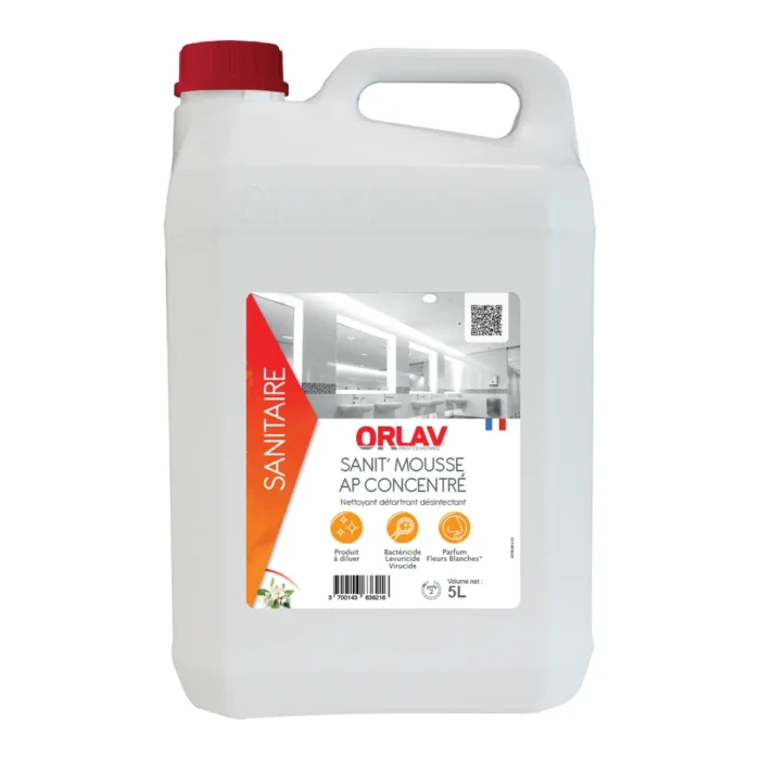 ORLAV - 2185 - SANIT' MOUSSE AP CONCENTRÉ - 4X5L