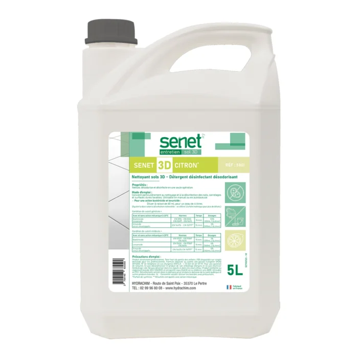 SENET ENT. - 5801 - SENET 3D CITRON - 5L BLANC (4X5L)