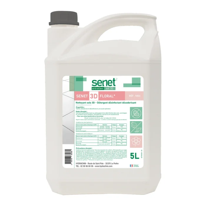 SENET ENT. - 5822 - SENET 3D FLORAL - 5L BLANC (4X5L)