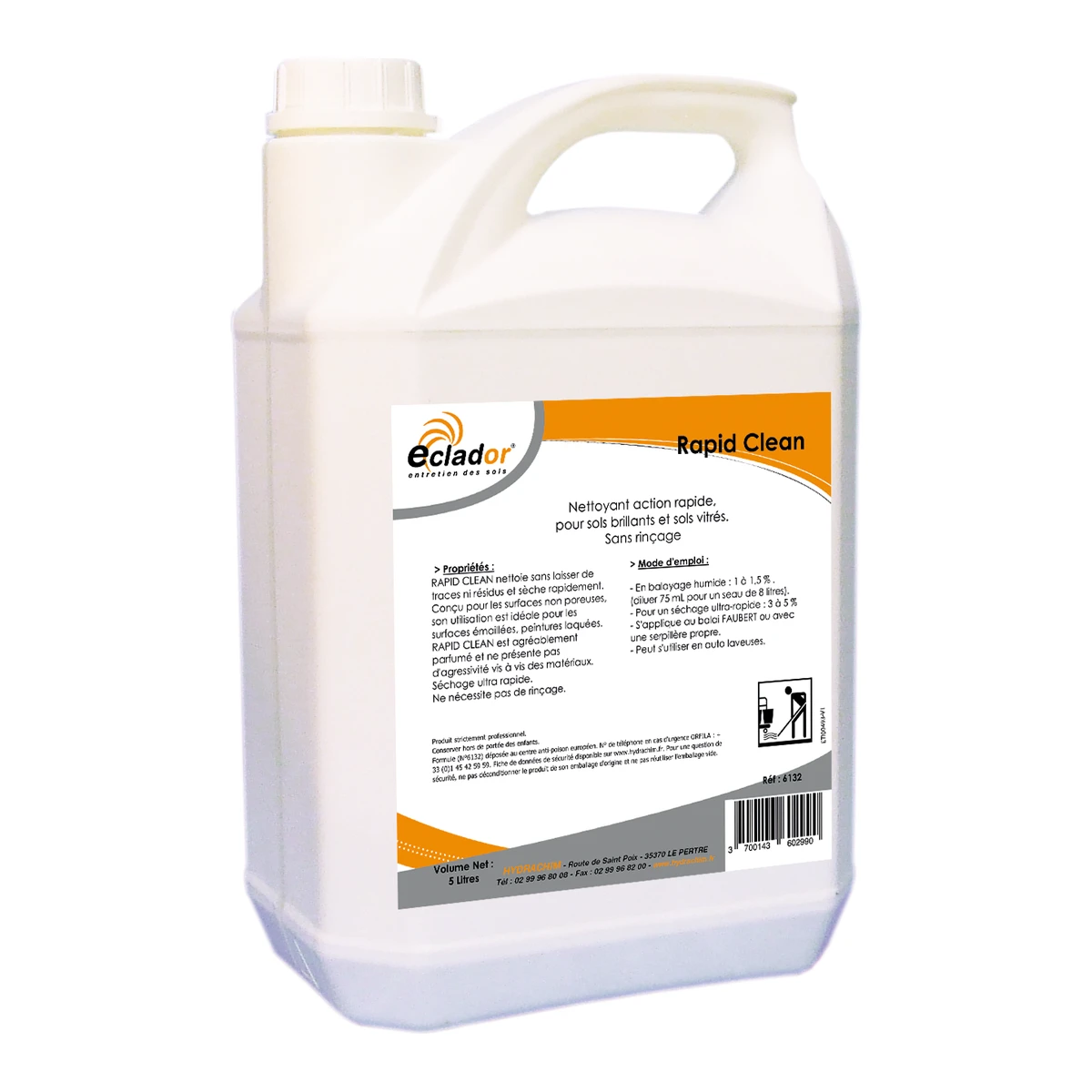 ECLADOR - 6132 - RAPID CLEAN - 5L