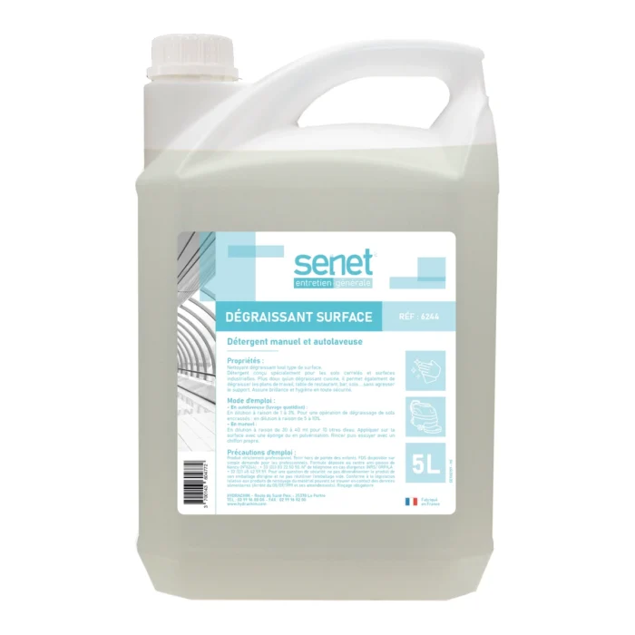 SENET ENT.- 6244 - DEGRAISSANT SURFACE - 5L