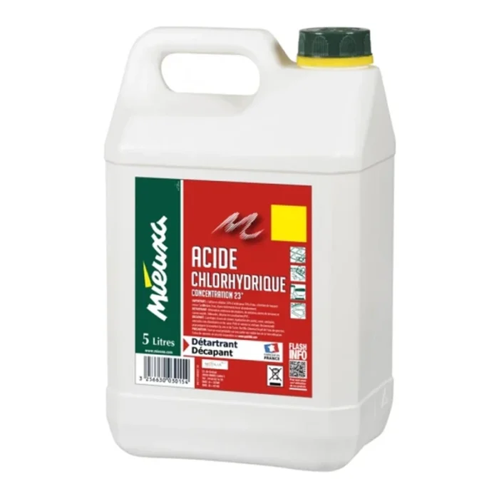 ACIDE CHLORHYDRIQUE 23% 5L