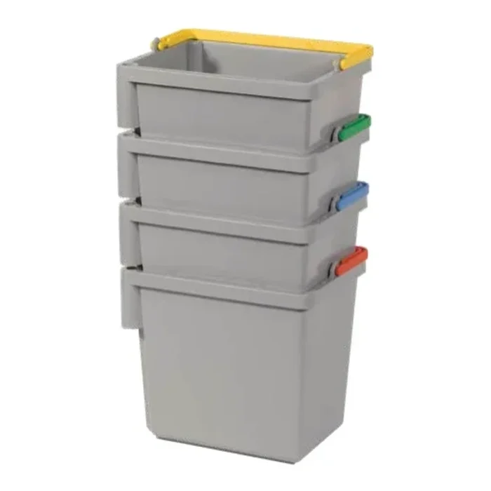 SEAU 5L GRIS PIVOTANT