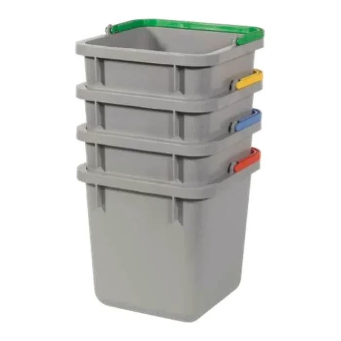 SEAU GRIS 6L