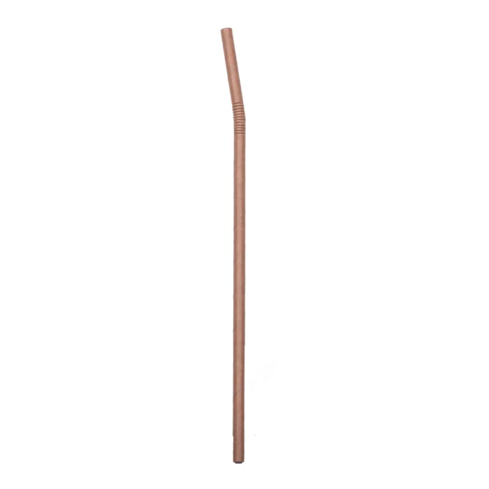 PAILLE PAPIER KRAFT FLEXIBLE 6X220MM