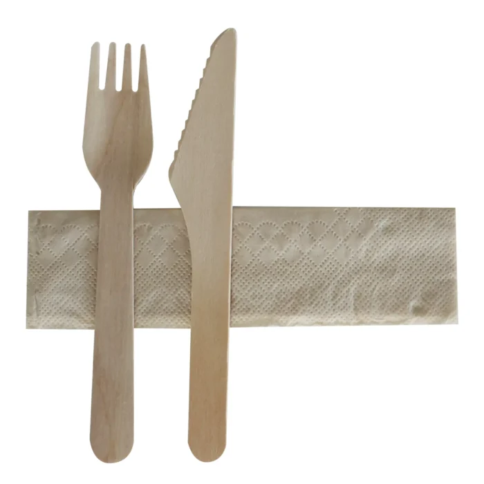 250 SACHET COUVERT BOIS C+F+S (SAC PAPIER KRAFT)