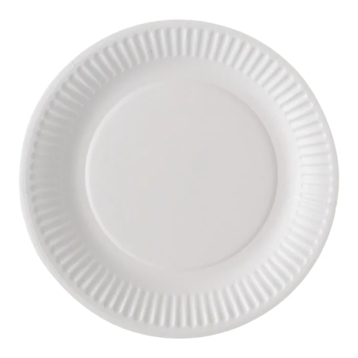 ASSIETTE CARTON BLANC D15