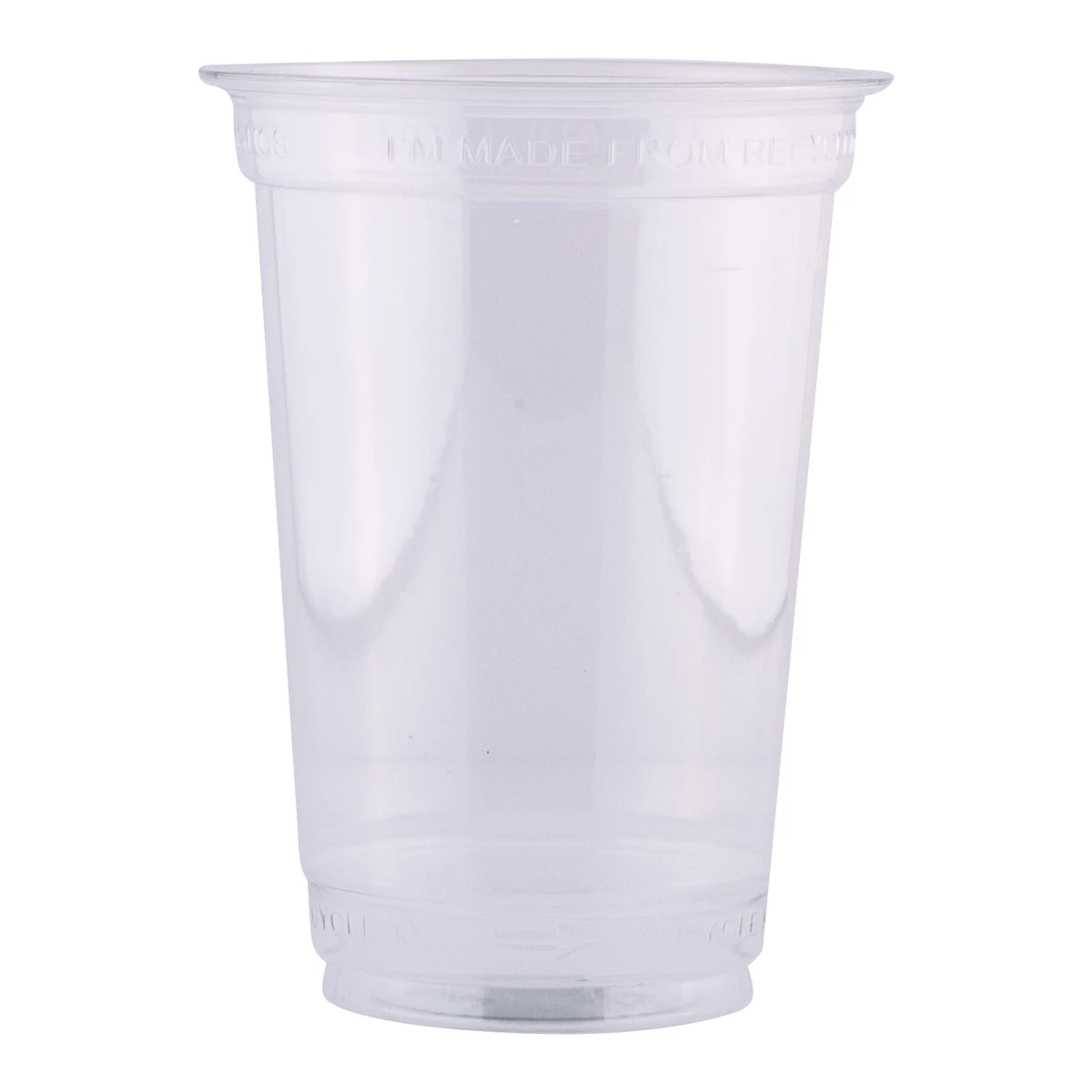 POT RPET RECYCLÉ ET EMBOSSÉ 40/53 CL DIAM 95