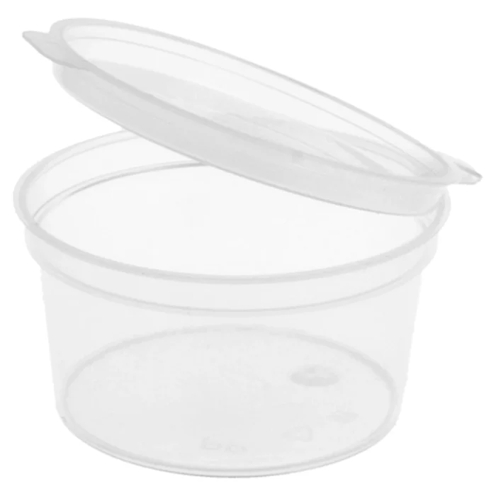 POT A SAUCE CHARNIERE PP TRANSPARENT 30 ML