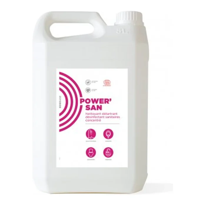 POWER'SAN - NETTOYANT DÉTARTRANT DÉSINFECTANT SANITAIRES CONCENTRÉ