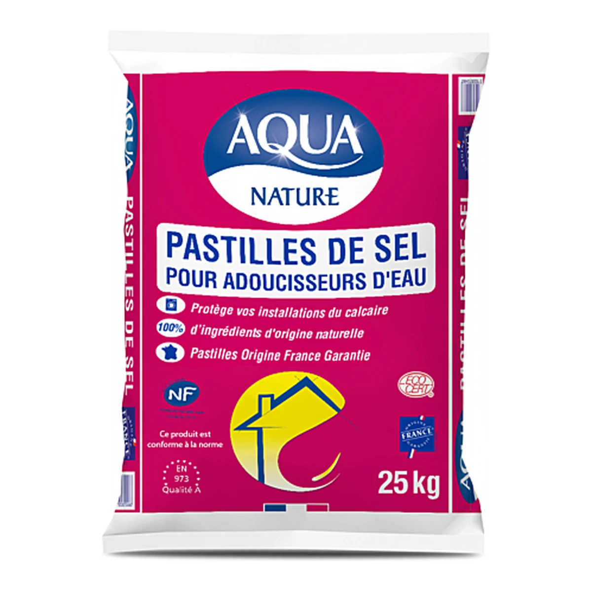 SEL ADOUCISSEUR EAU PASTILLE SAC DE 25KG
