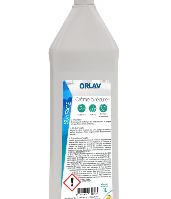 ORLAV - 321 - CREME A RECURER - 1L